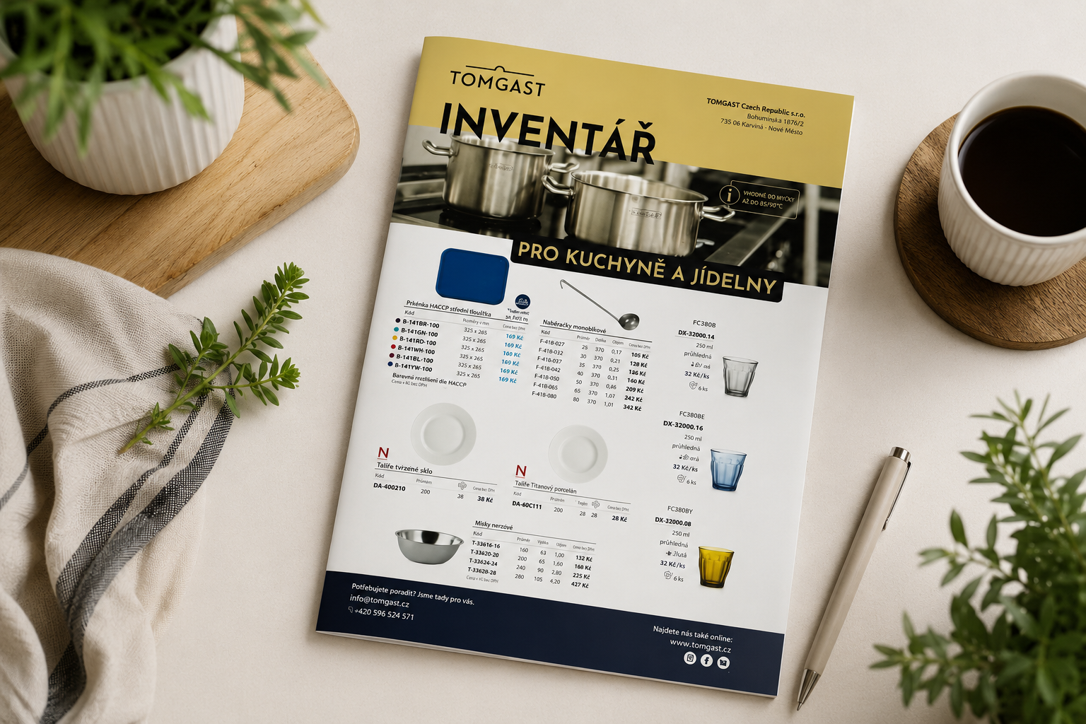 Kuchyňský inventář pro školy a školky