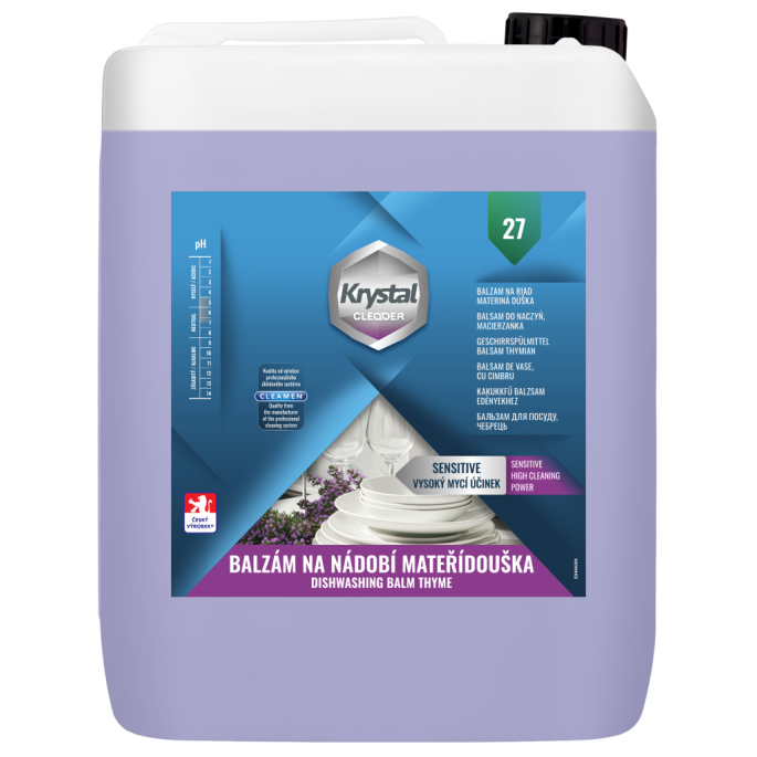 KRYSTAL Balzám na nádobí mateřídouška, 5 L