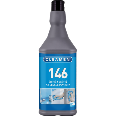 CLEAMEN 146 čistič a leštič na lesklé povrchy 1 l ECO