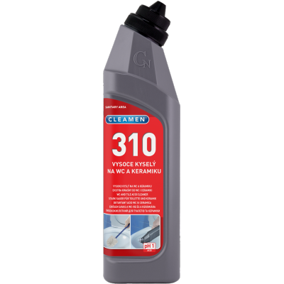 CLEAMEN 310 vysoce kyselý na WC a keramiku 750 ml