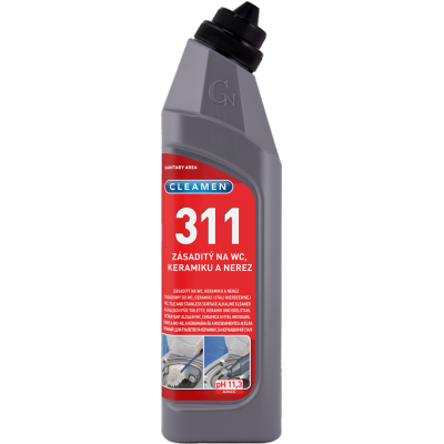CLEAMEN 311 zásaditý na WC, keramiku a nerez 750 ml
