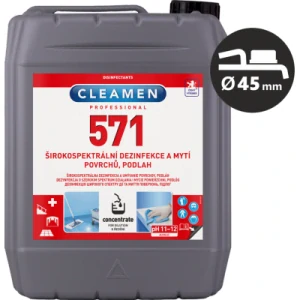 CLEAMEN 571 concentrate širokospektrální dezinfekce a mytí povrchů, podlah