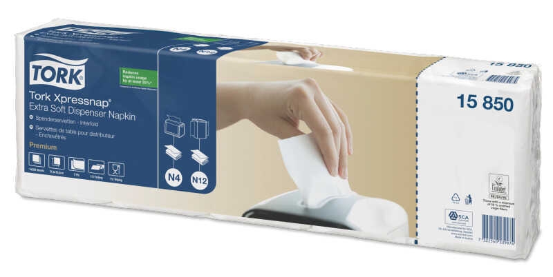 Tork Xpressnap® extra jemné bílé ubrousky do zásobníku
