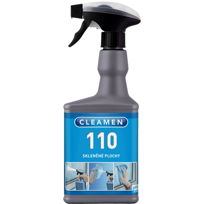 CLEAMEN 110 skleněné plochy 550 ml s rozprašovačem