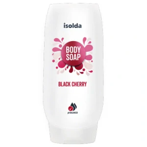 ISOLDA Black cherry body soap 550ml, CLICK&GO!