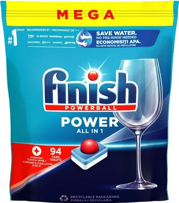 FINISH POWER ALL IN 1 tablety do myčky nádobí 94 ks