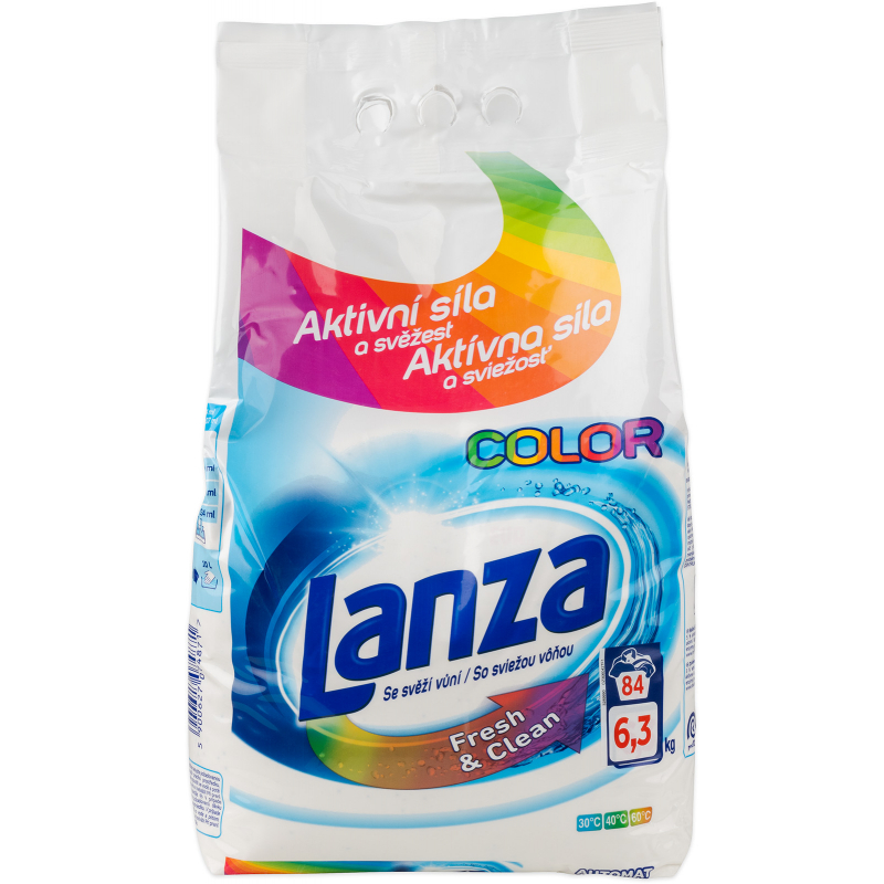 LANZA COLOR 6,3 kg na barevné prádlo 90PD