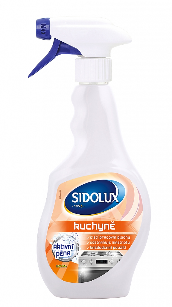 SIDOLUX PROFESSIONAL KUCHYNĚ AKTIVNÍ PĚNA 750ml