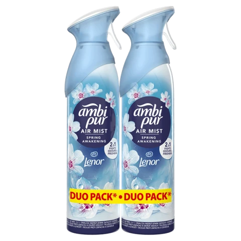 Ambi Pur Air Sprej Flowers & Spring Duopack 2x 185 ml