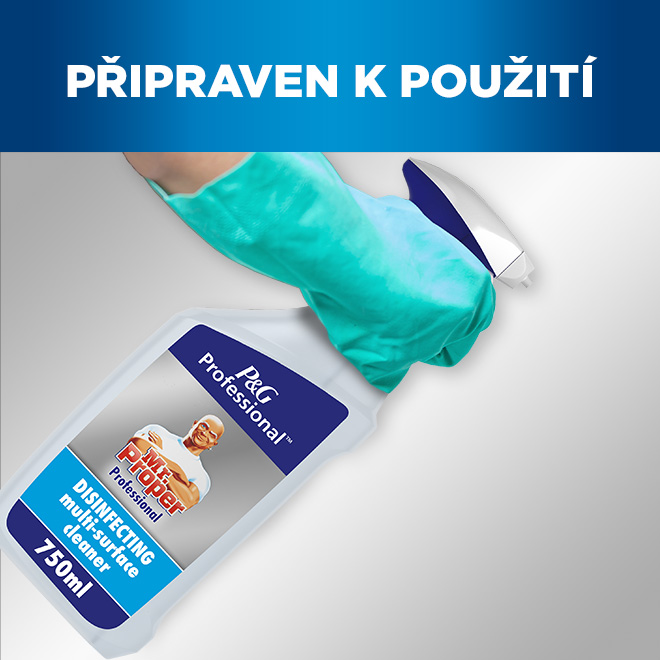Mr. Proper Professional dezinfekční čisticí prostředek 3v1 750 ml