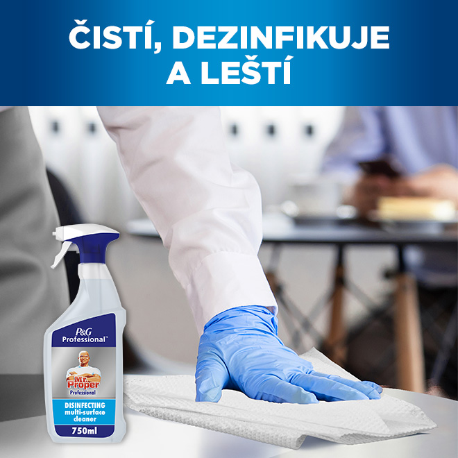 Mr. Proper Professional dezinfekční čisticí prostředek 3v1 750 ml
