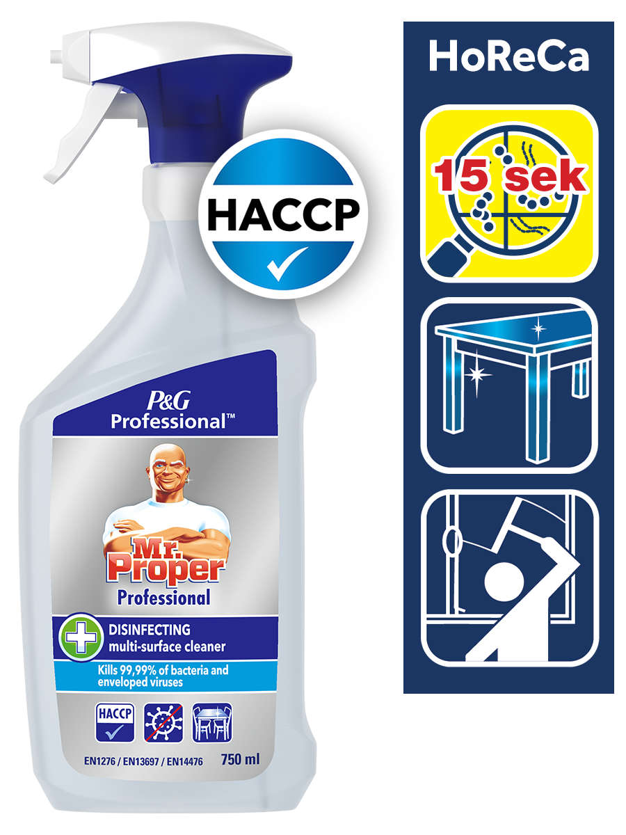Mr. Proper Professional dezinfekční čisticí prostředek 3v1 750 ml